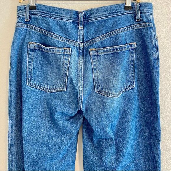 Free People We The Free Jean Maggie Straight Mid Rise Jeans Size 26 Button-Fly - Picture 4 of 12